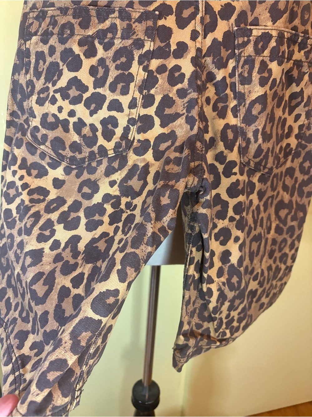 Bershka Leopard Print Bermuda Shorts - Jorts - Picture 9 of 10